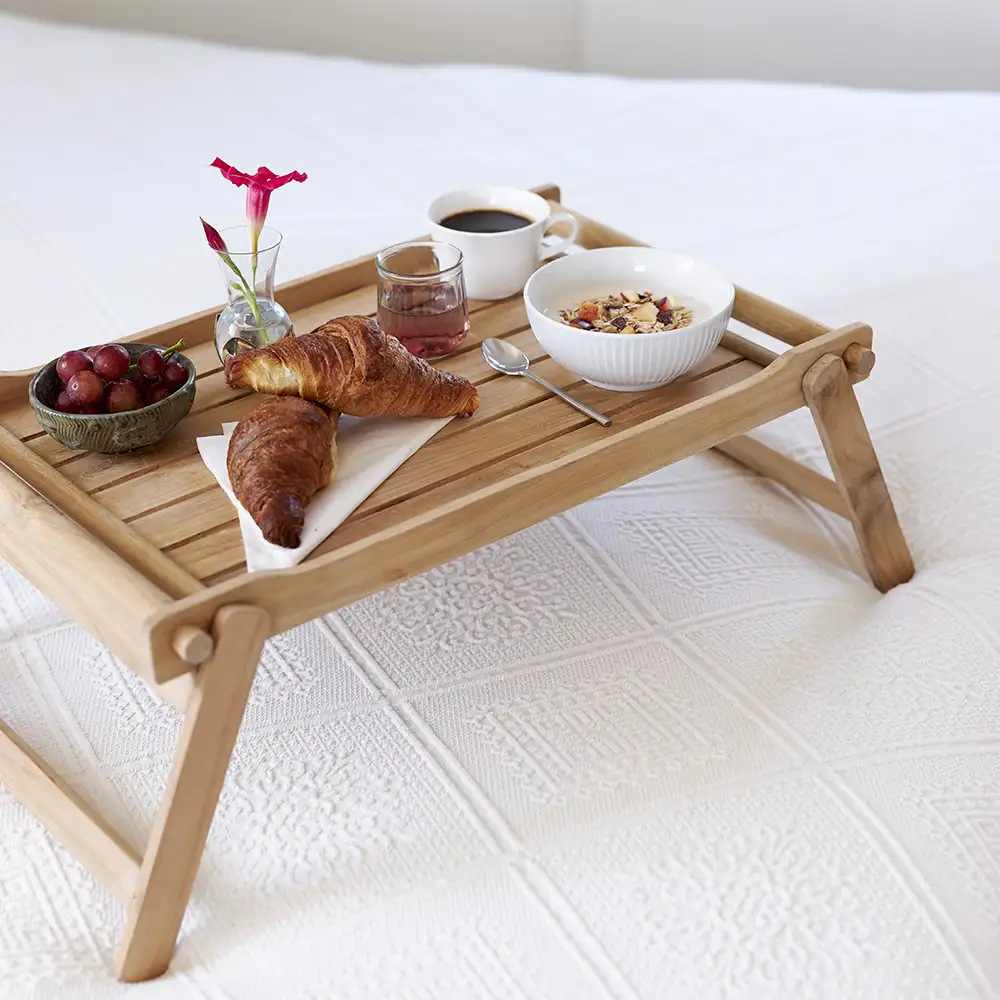 Classic Betttablett Teak