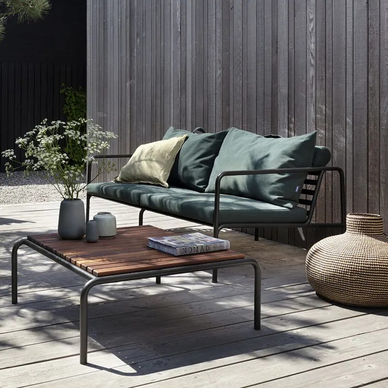 Avon 2 Sitzer Sofa Indigo/Schwarz