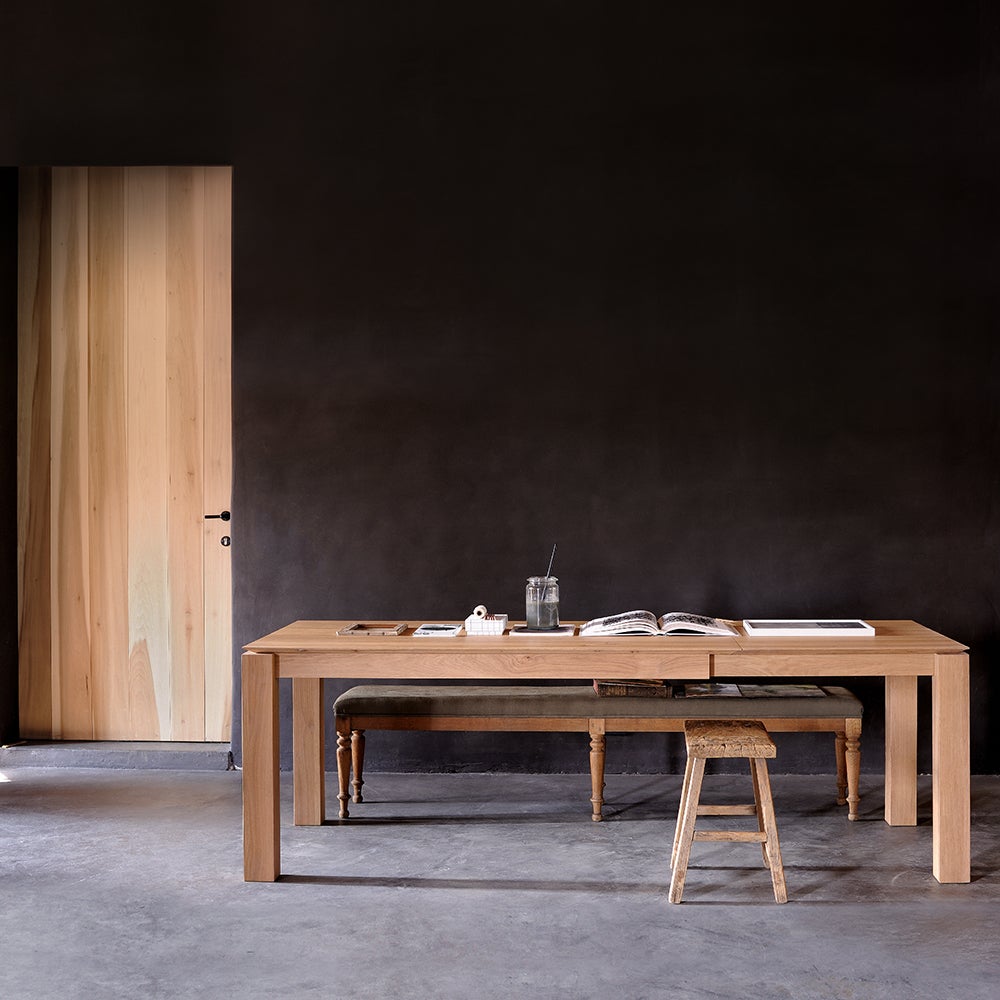 Slice Esstisch 90x160-240 cm Eiche