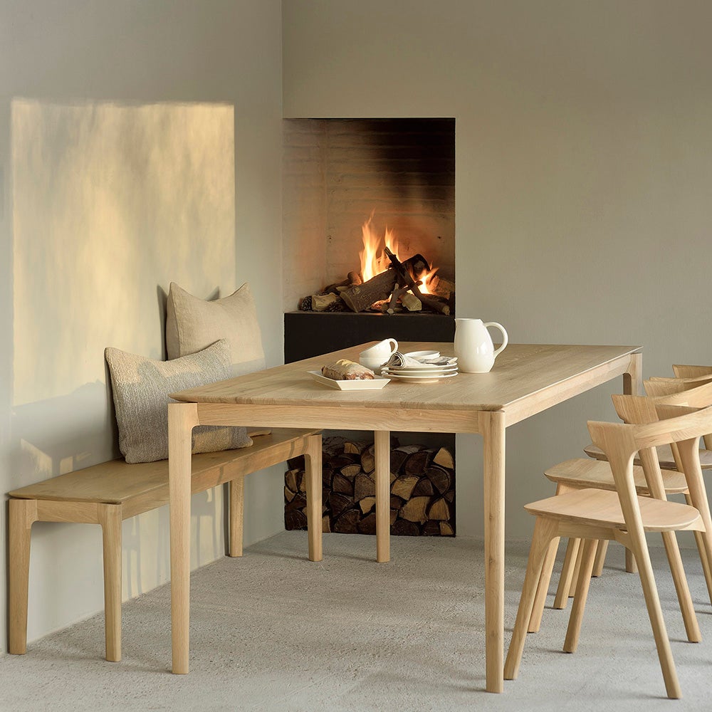 Bok Bank Teakholz lackiert 35x186 cm