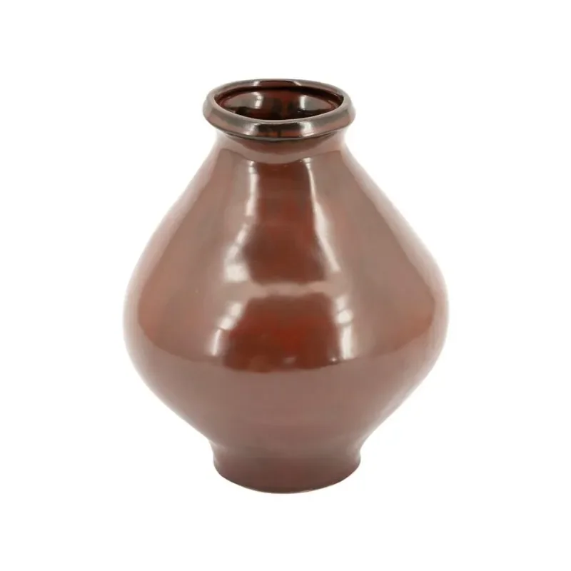 Nendo small Vase 19x19x22 cm Steingut Braun