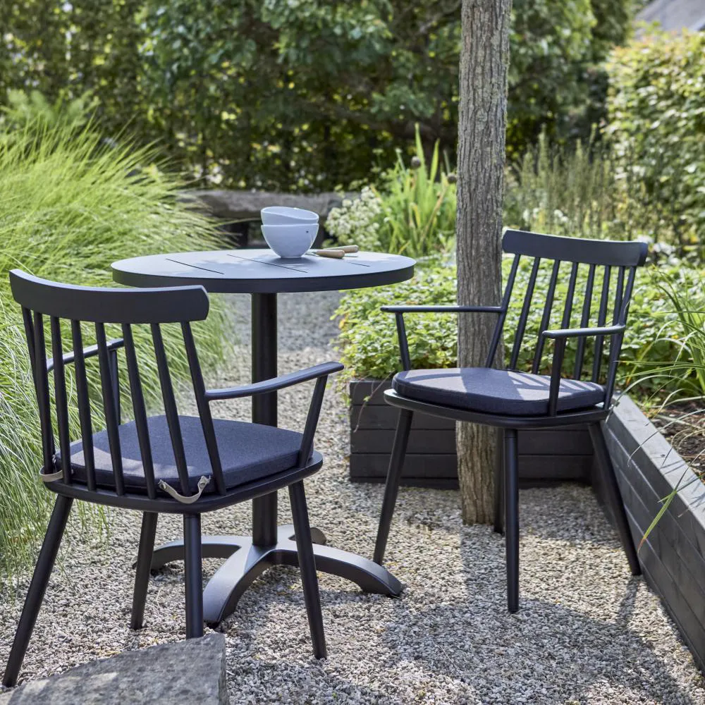  AVILA Tischplatte Ø70cm - Schwarz