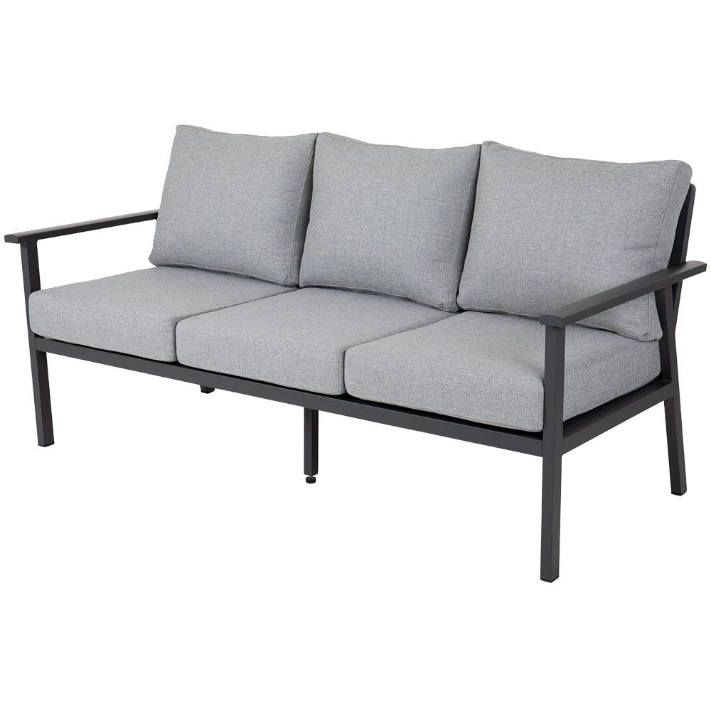 Samvaro 3-Sitzer Sofa anthrazit / grau