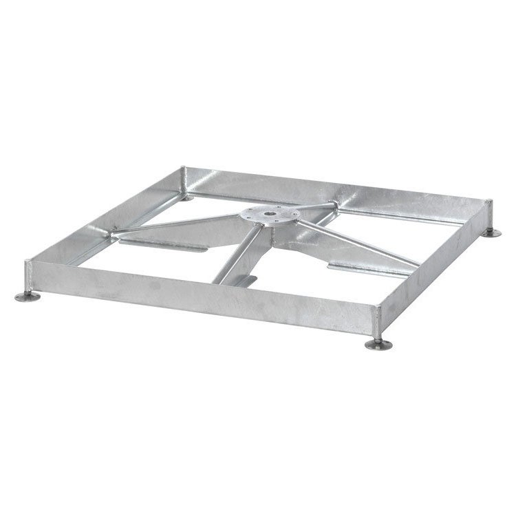 Kreuzfuß M4 120kg für 8 Stk. 40x40 cm Platten 