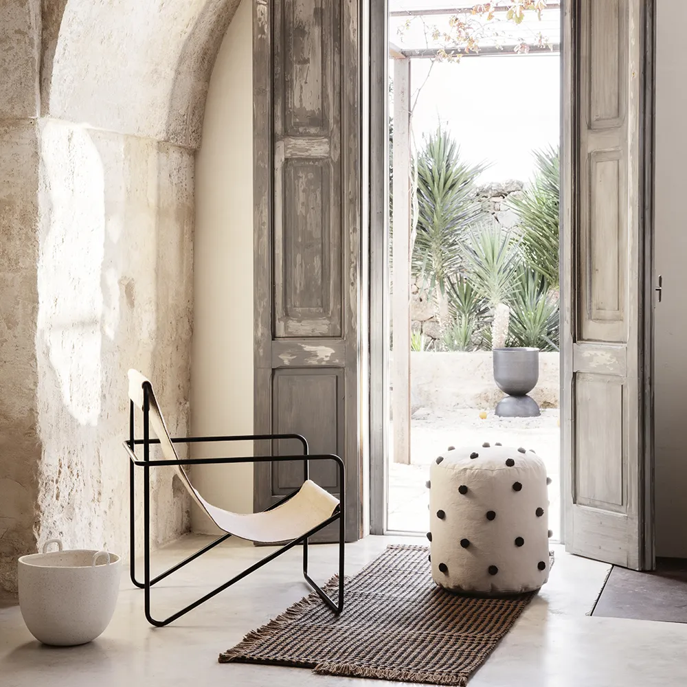 Desert Lounge Sessel Black/Cloud