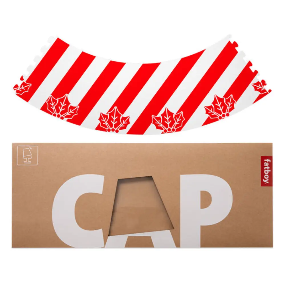 Xmas cooper cappie Lampenschirm stripemas