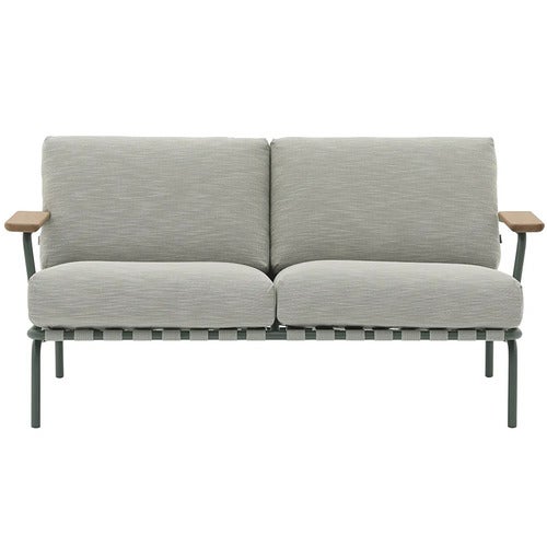 Settle 2-Sitzer Sofa Ribbed Weave 2/Dark Green