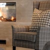 Rockwell Stoffsessel - Callum Plaid Braun