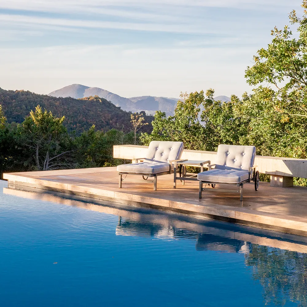 Sonnenliege Grau Aluminium