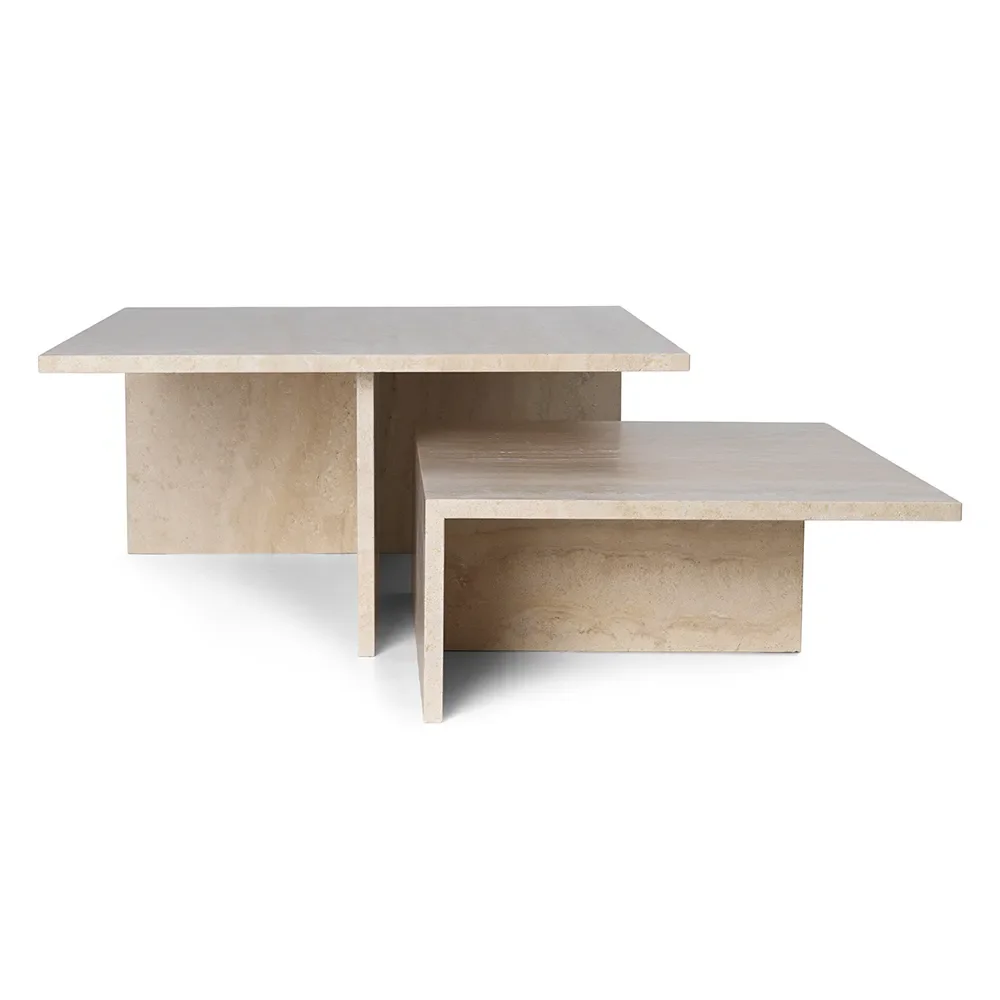 Distinct Grande Duo tische - Travertine