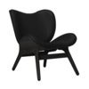 A Conversation Piece Loungesessel Black Oak/Hope Leather Black