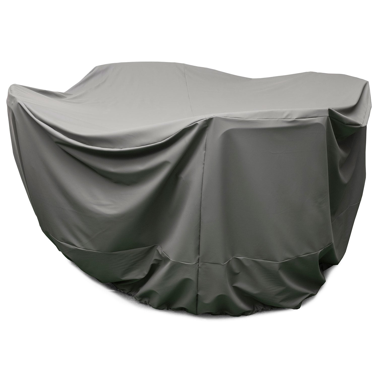 Sandhamn Möbelbezug Ø165 cm grau Polyester 