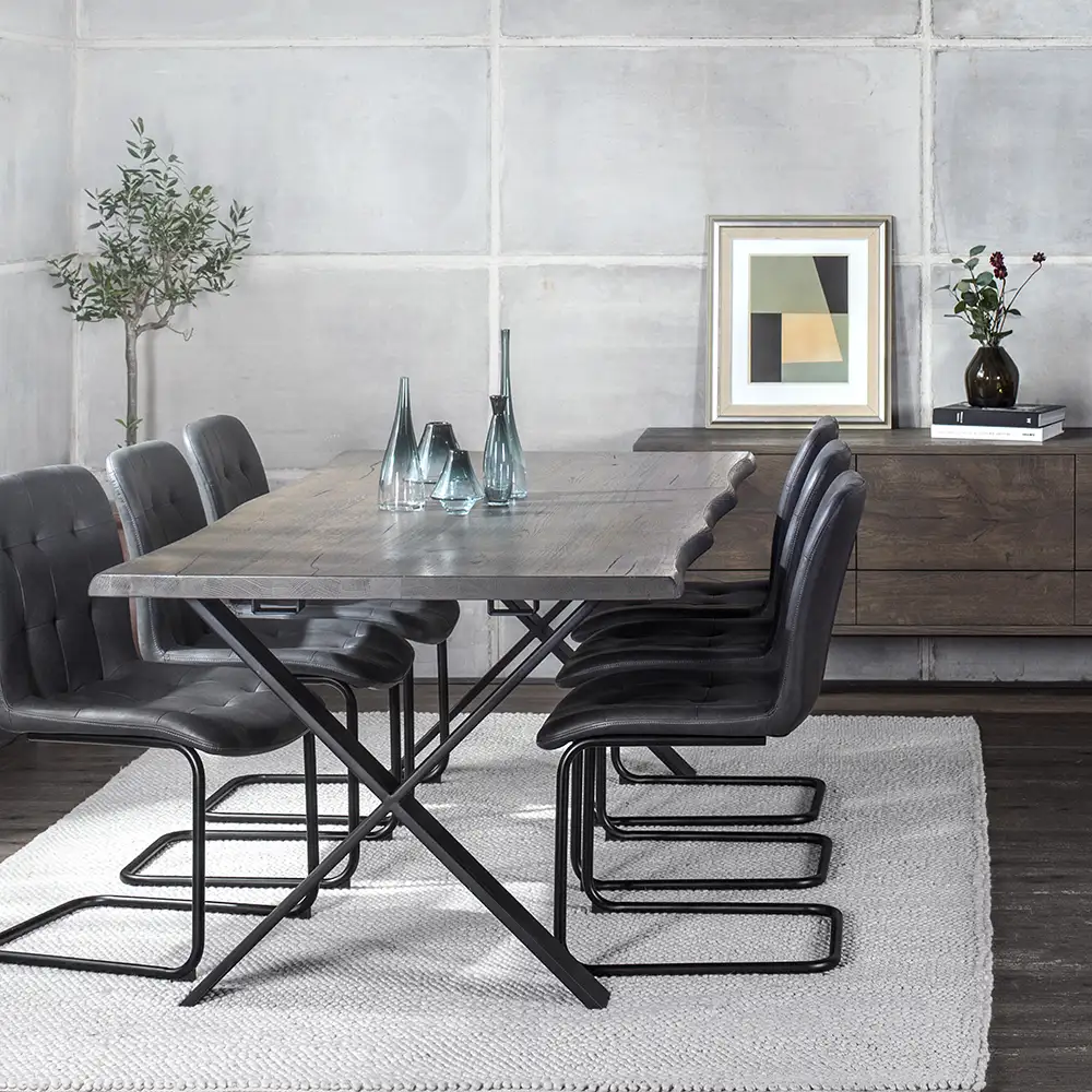 Exxet Esstisch 210x95 X-Beine Räuchereiche