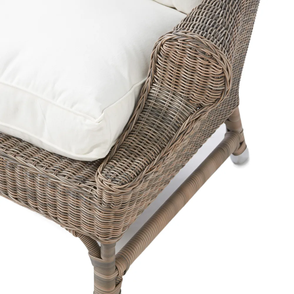 Nicolas Ohrensessel aus künstlichem rattan