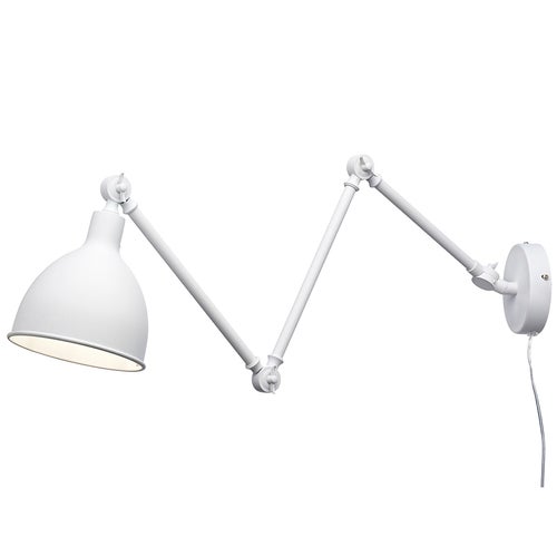 Bazar Wandleuchte l61.5-122 cm weiß