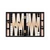 Backgammon Lackiert Black