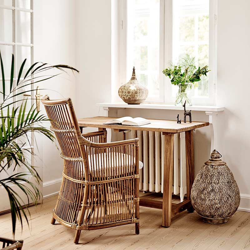 Sessel Davinci Rattan antik