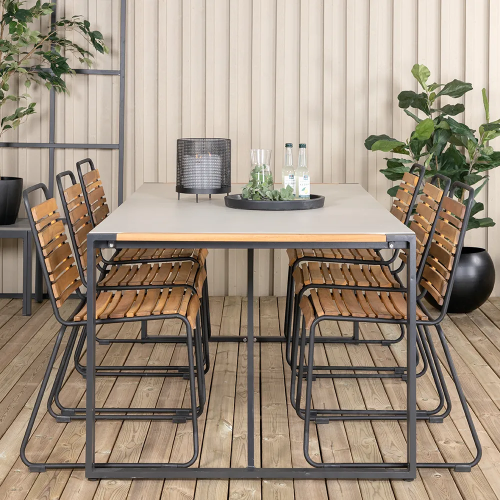 Bois Esszimmerstuhl Akazie 2er-Pack