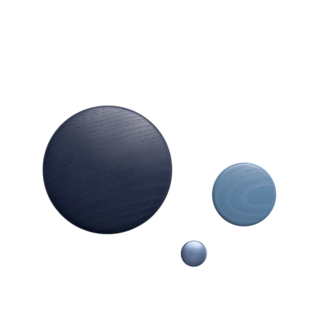 Dots Wood Ø17 cm - Midnight Blue