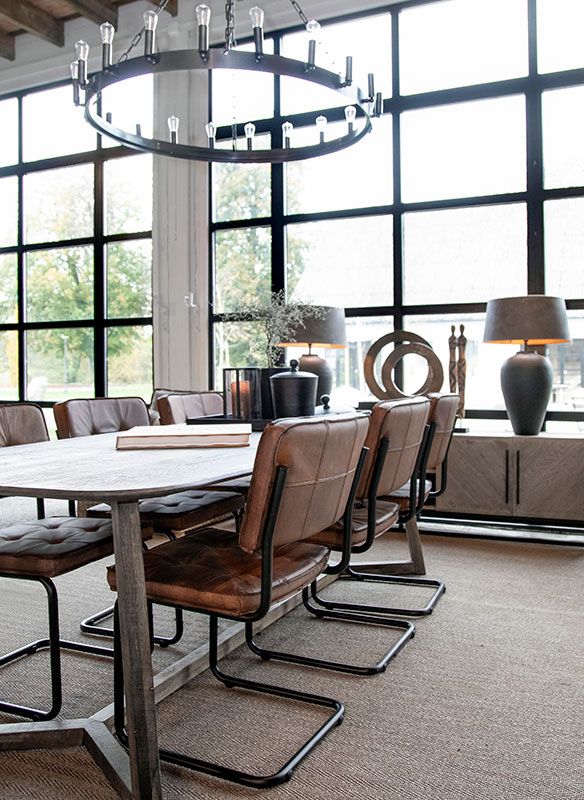 Carlos Esszimmerstuhl Hellbraun