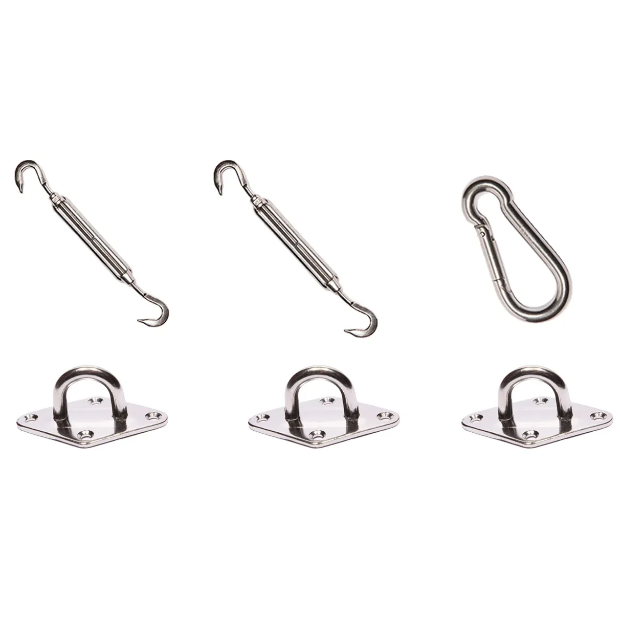 Montagesatz für dreieckige Sonnensegel