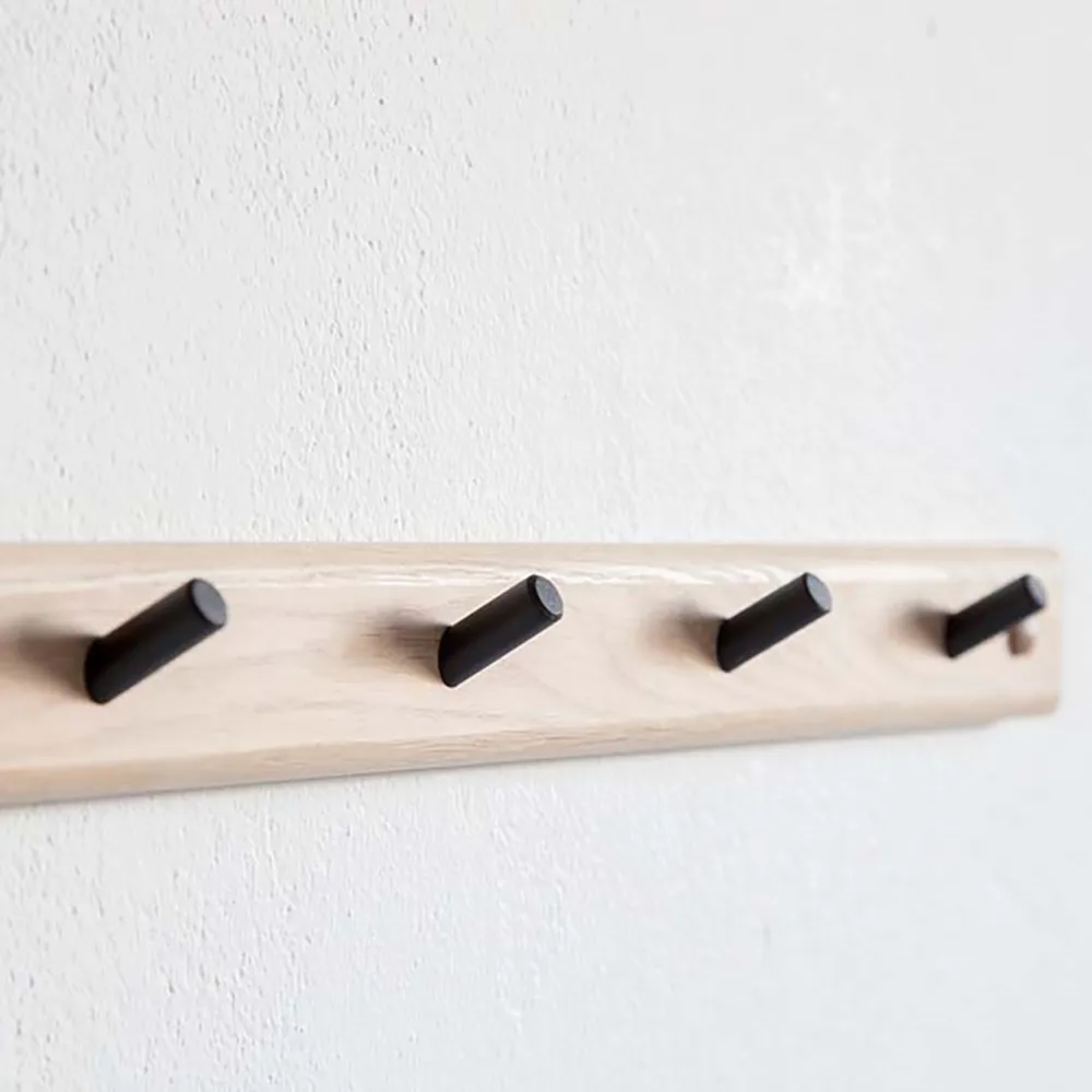 Cora Hakenleiste 80 cm Eiche weiß geölt