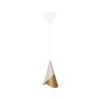 Cornet  Lampenschirm White/Brass