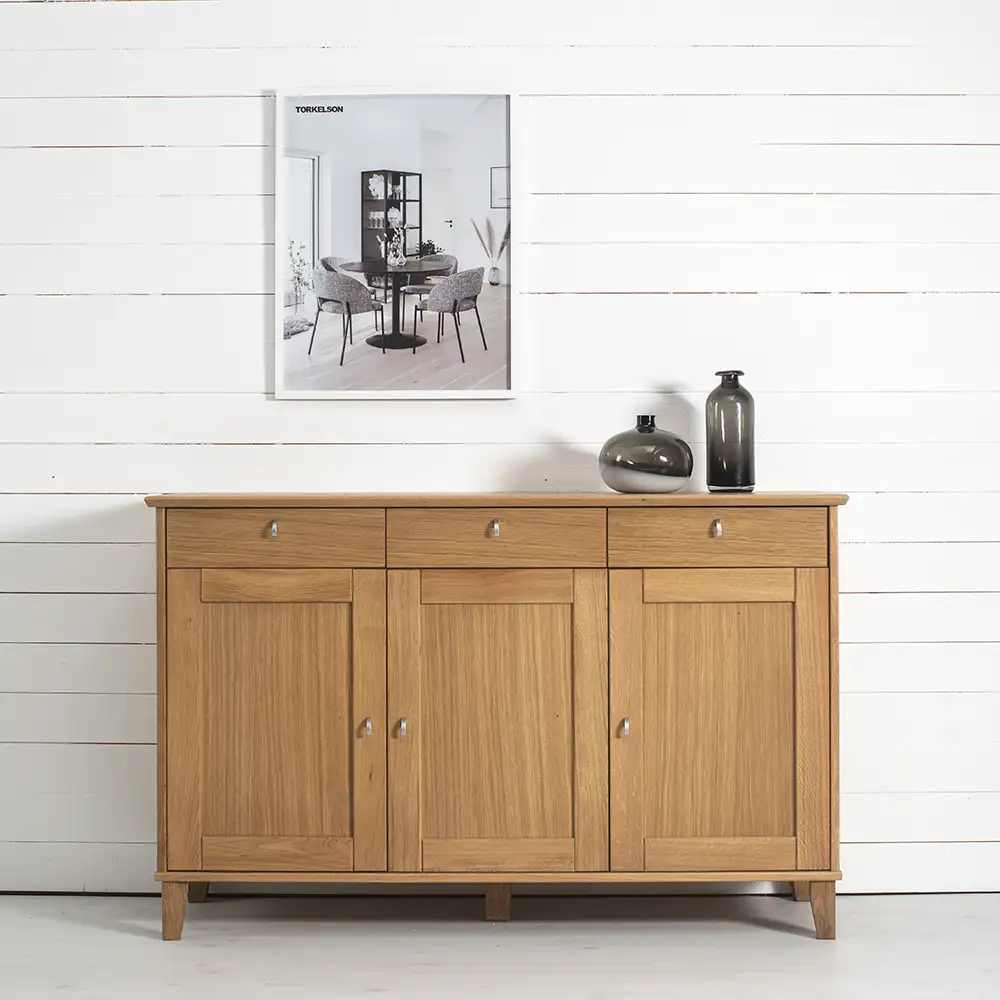 Ekliden Sideboard 138 cm Eiche geölt 