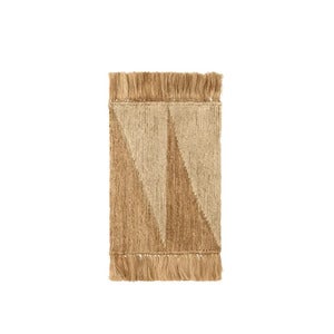 Studie Teppich 50 x 70 cm - Natur/Off-White