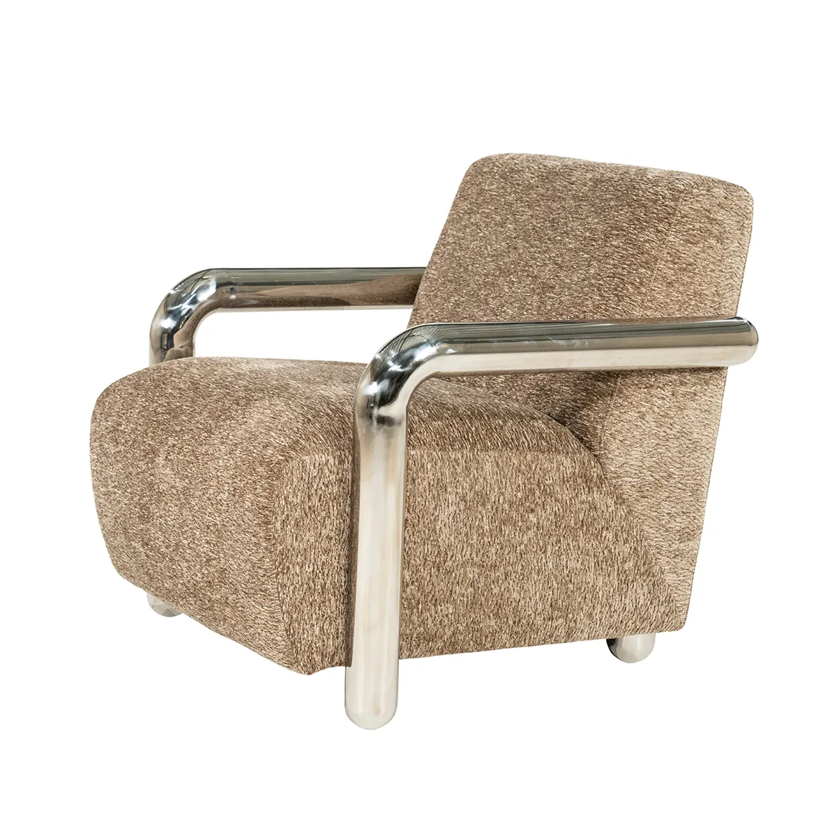 Sessel Chromette Taupe