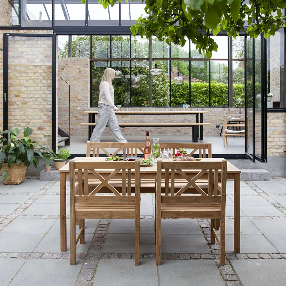 Rosenborg Teakholz-Essgruppe