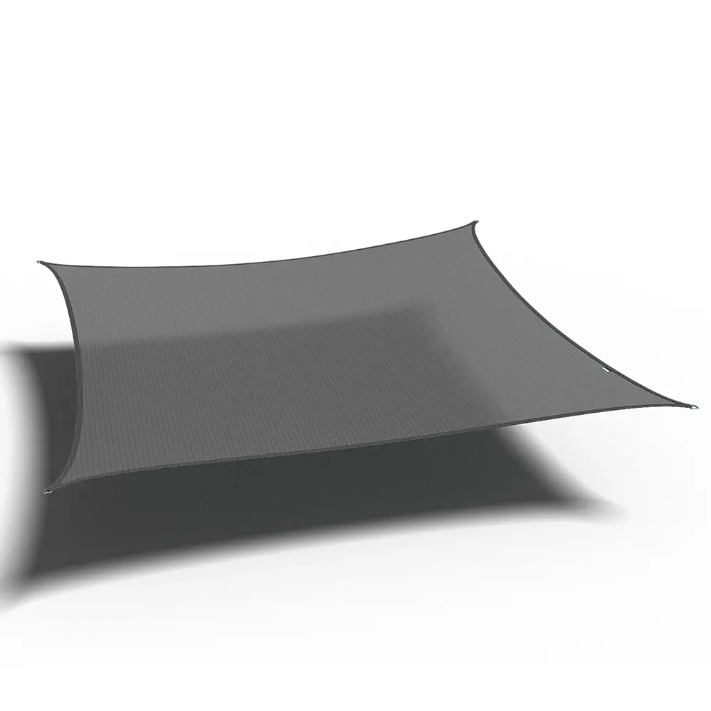 Platinum Sun & Shade, Coolfit Sonnensegel Quadratisch 360x360cm Grey