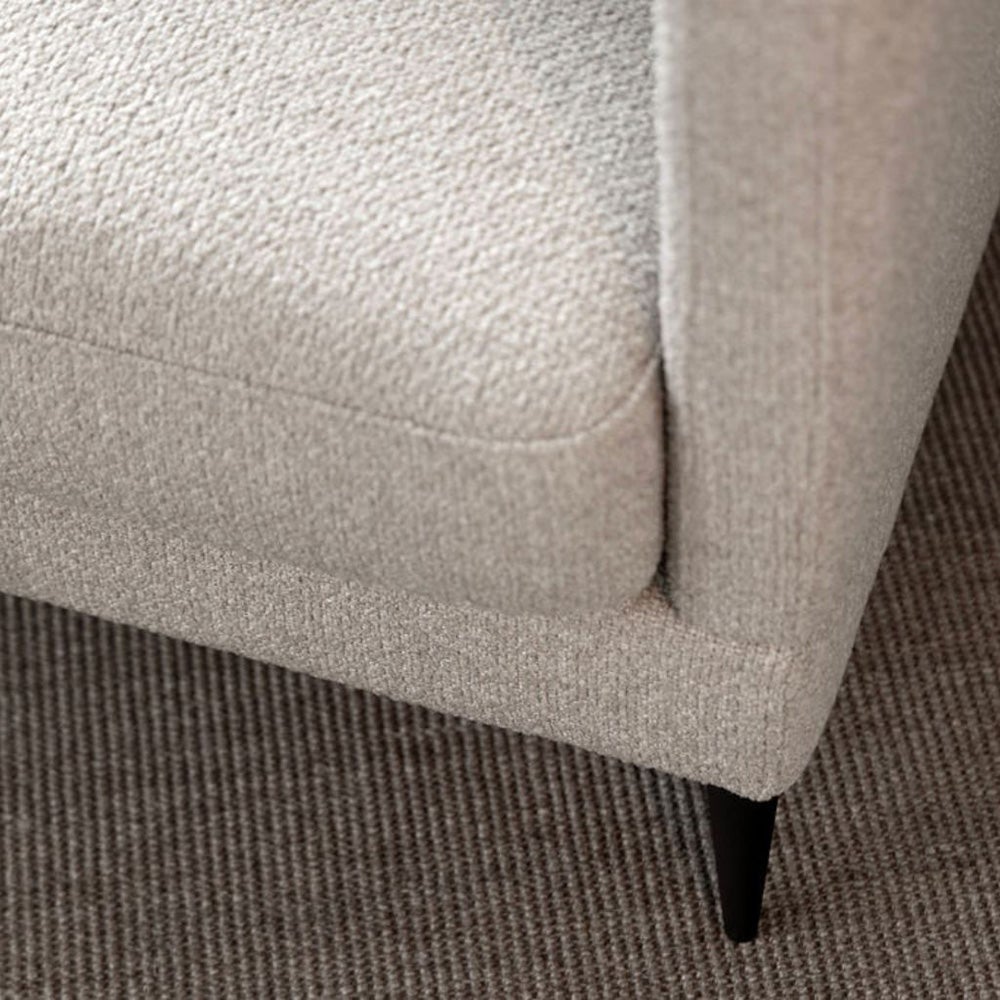 ANDORRA Stoffsessel Rhyme Beige