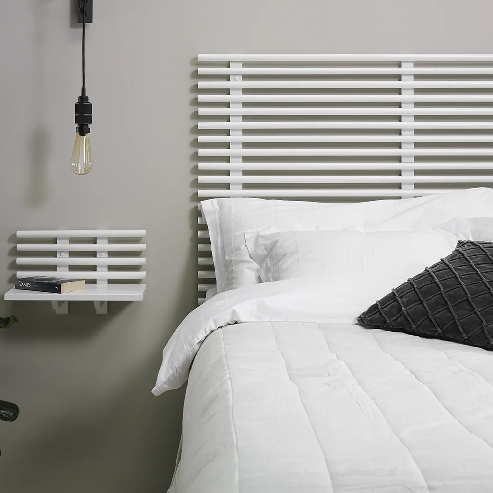 Zana Nachttisch Birke weiß lackiert