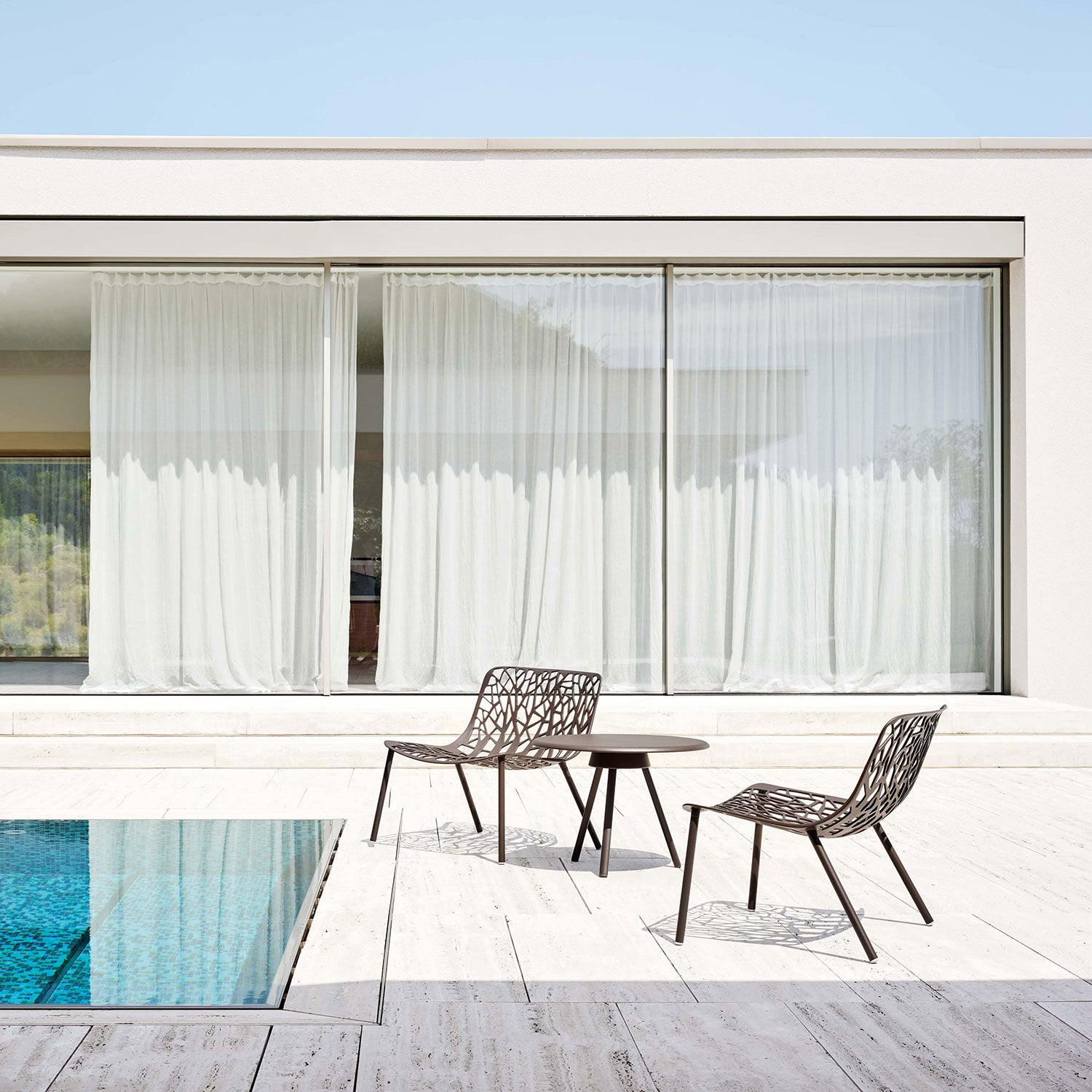 Forest Lounge Sessel Weiß