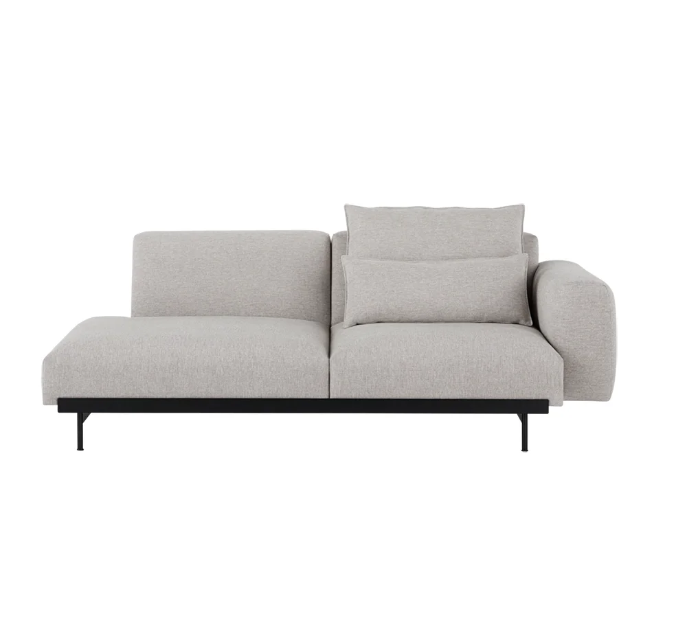 Muuto, In Situ 2-Sitzer-Modulsofa Config 2 - Clay12/Schwarz