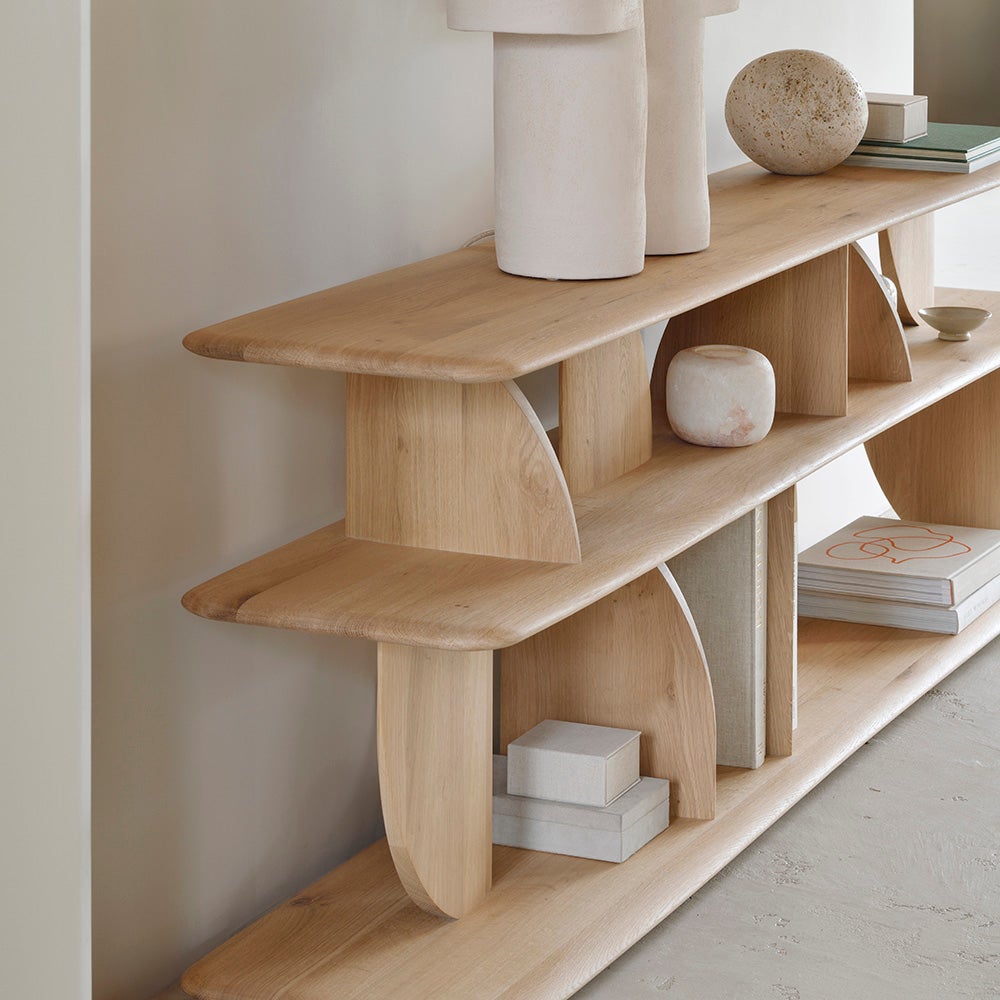 Geometric Konsolentisch – Eiche