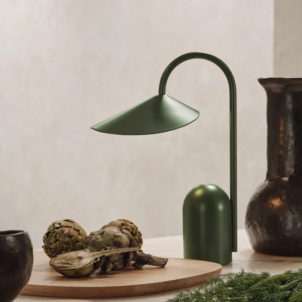 Arum Portable Lampe Grass Green