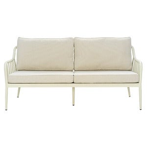 Coleville 3-sitzer-sofa  Pearl white / Dot beige