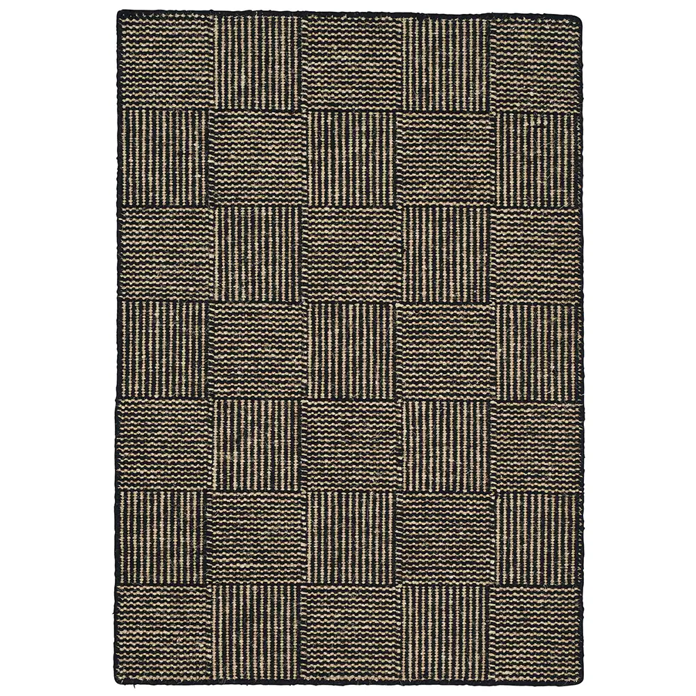 Chess Black 140x200 teppich 