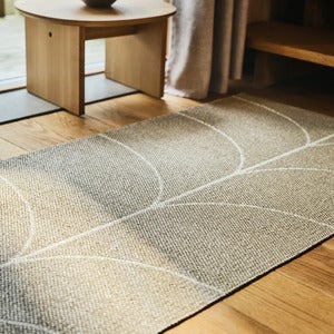 Gewebter Teppich Leif Light Nougat 70x270 cm