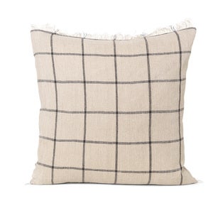 Calm Kissenbezug 50x50- Camel / Black Ferm Living