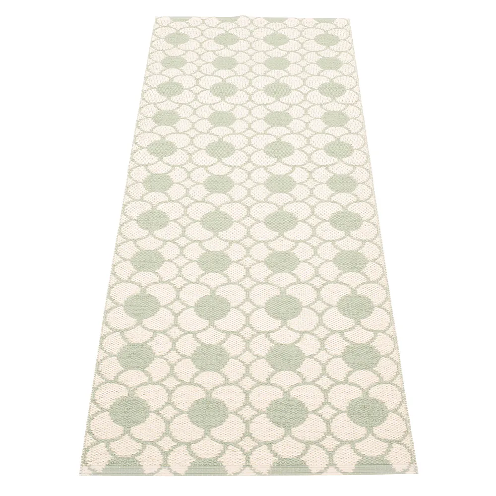 Anya teppich Misty Mint/Vanilla 70 x 200 cm