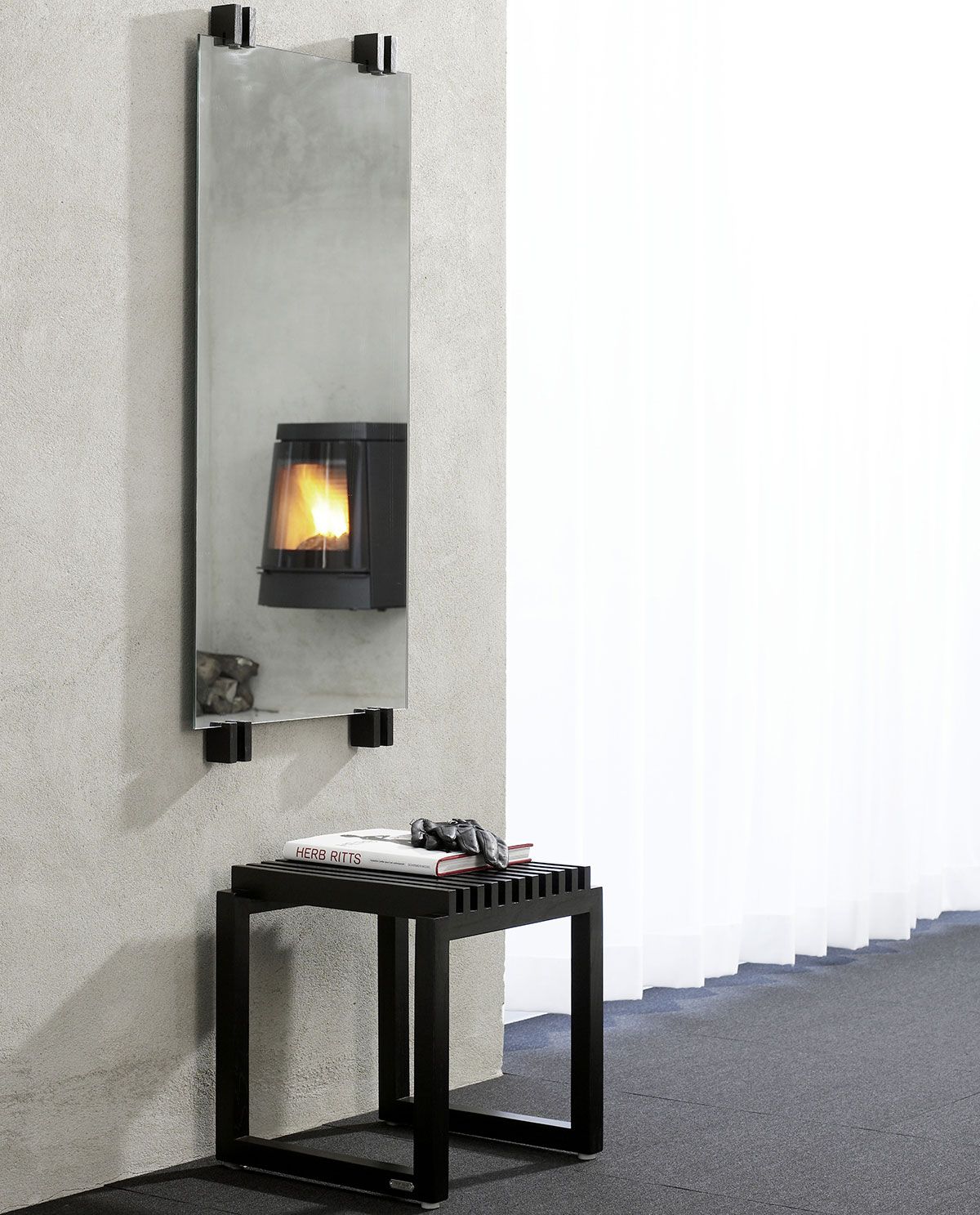 Cutter Mirror Silber Eiche