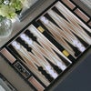 Backgammon Lackiert Black
