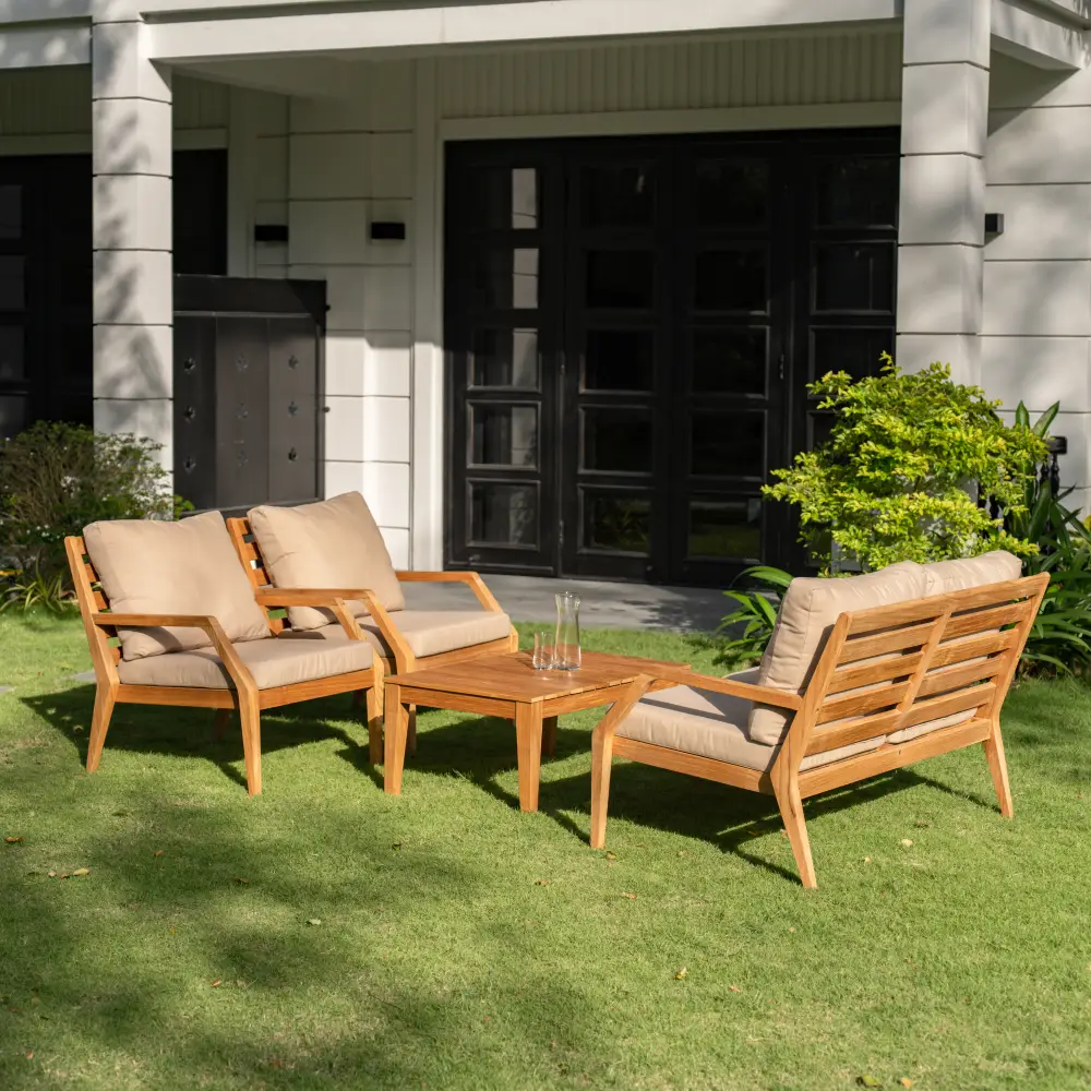 Gunnaröd 2-Sitzer Loungesofa inkl. Kissen Schwarz