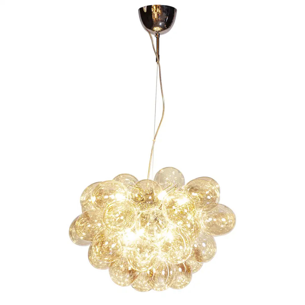 Gross Deckenleuchte Ø50cm Bernstein