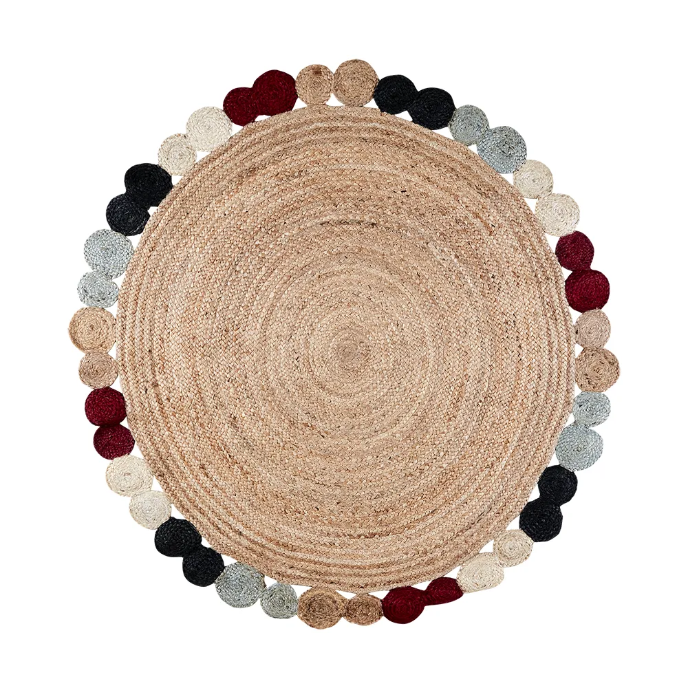 JUNI teppich natur/mehrfarbig Ø150 cm