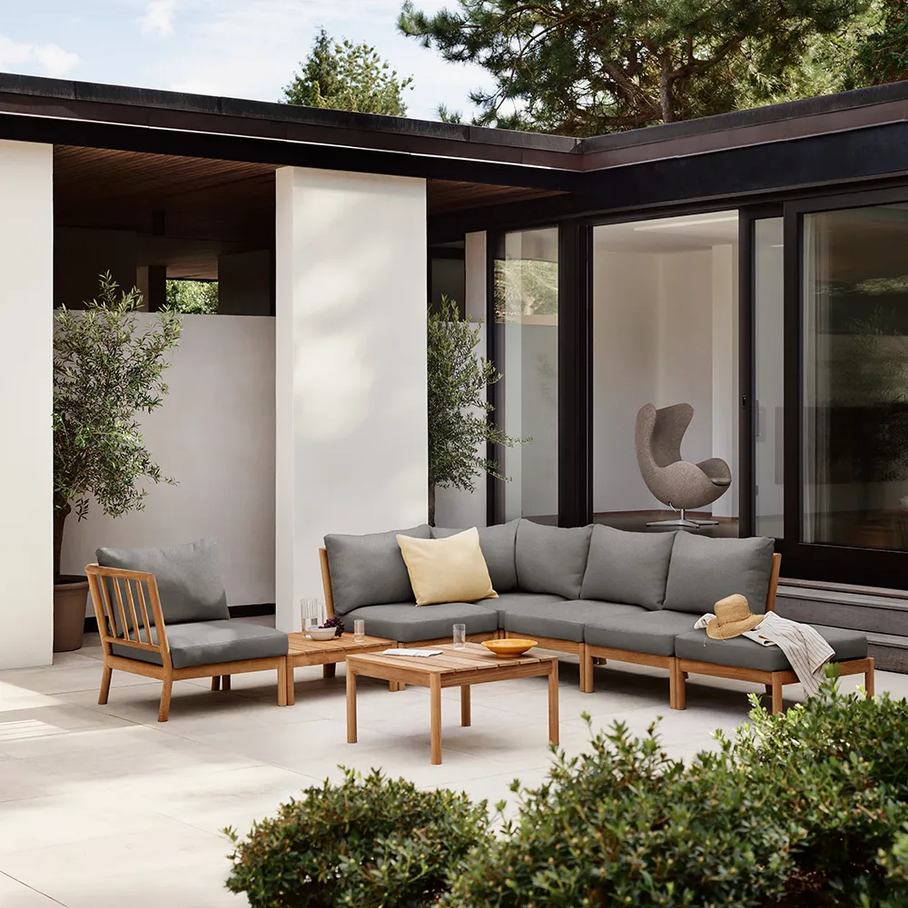 Tradition Center Modul Holzkohle/Teak