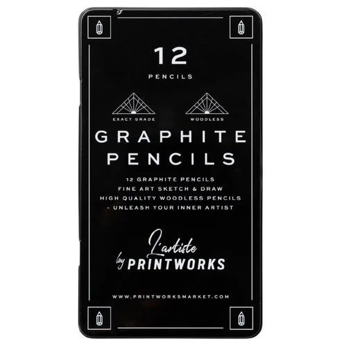 12  Buntstifte - Graphite